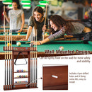 Wall-mounted Billiards Pool Cue Rack Only