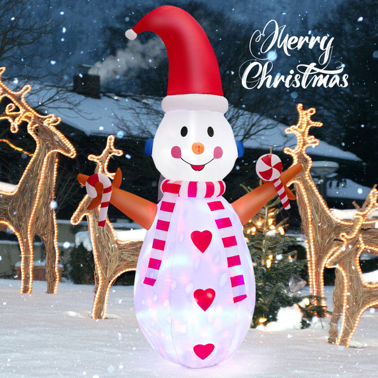 8 Feet Christmas Snowman Decoration Inflatable Xmas Decor