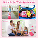 16 Inch Kids Rolling Luggage with 2 Flashing Wheels and Telescoping Handle