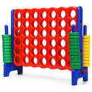 Jumbo 4-to-Score Giant Game Set with 42 Jumbo Rings and Quick-Release Slider