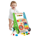 Toddler Push Walker Activity Center Toy with Burr-free Handle