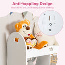 Kids Dress up Storage Costume Closet with Mirror and Toy Bins