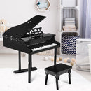 30-Key Kids Piano Keyboard Toy with Bench Piano Lid and Music Rack