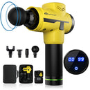 Powerful Handheld Rechargeable Deep Muscle Massager Gun with 4 Massage Heads