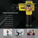 Powerful Handheld Rechargeable Deep Muscle Massager Gun with 4 Massage Heads