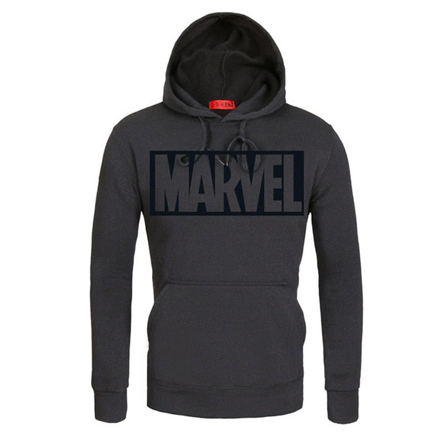 MARVEL Red Letter Printing Fashion Mens Hoodies Autumn Winter Brand Sweatshirts