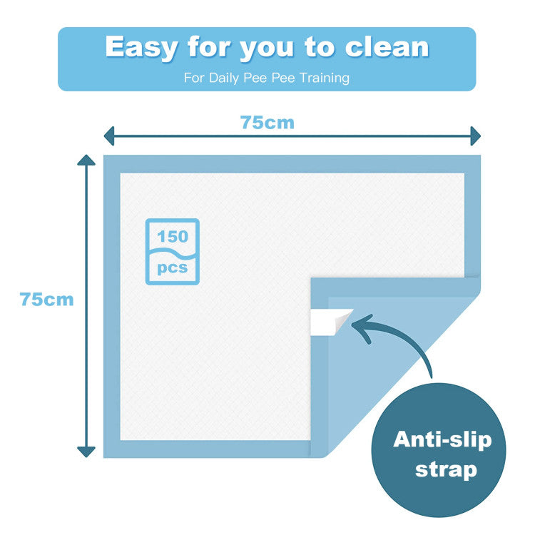 150 pieces 30 x 30Inch Pet Wee Pee Piddle Pad