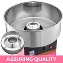 Electric Cotton Candy Floss Maker Machine with Cart Sugar Scoop and Stainless Steel 21