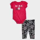 Girls' Infant Nike Sportswear Sport Daisy Bodysuit and Leggings Set (0M - 9M)