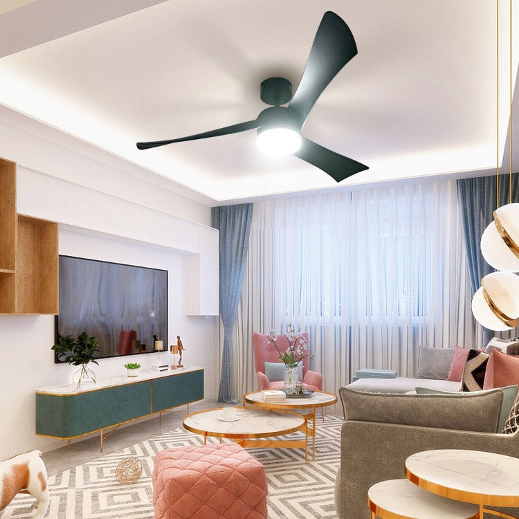 52 Inch Reversible Ceiling Fan with Light