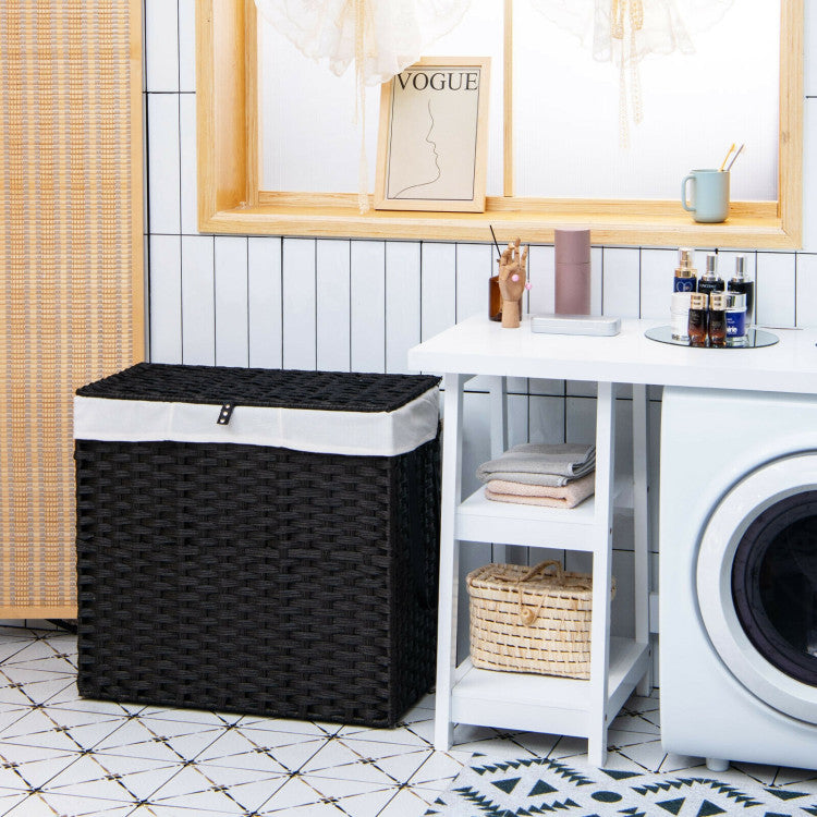 Laundry Hamper with Wheels and Lid