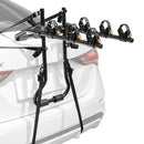3-Bike Trunk Mounted Bike Rack for Sedan Hatchback Minivan SUV