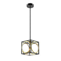 Modern LED Pendant Light with 42 Inches Adjustable Suspender - Golden
