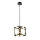 Modern LED Pendant Light with 42 Inches Adjustable Suspender - Golden