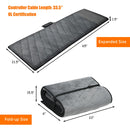 Foldable Mat Full Body Massager with 10 Vibration Motors and 3 Heating Pads