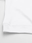 Hanes Girls' Big EcoSmart Graphic Sweatshirt, white, Large