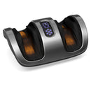 Shiatsu Foot Massager with Kneading and Heat Function - Black