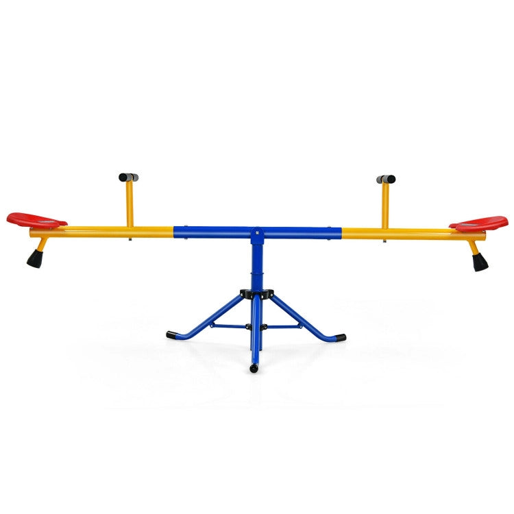 360°Rotation Kids Seesaw Swivel Teeter Totter Playground Equipment