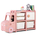 Toddler Truck Storage Organizer with Plastic Bins