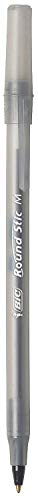 Large Bulk Pack of 240 Ink Pens, Bic Round Stic Xtra Life Ballpoint Pens Medium point 1.0 mm