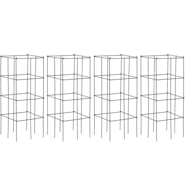 4 Pack Garden Trellis for Climbing Plants for Flower Vegetable