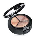 Cosmetic Makeup Neutral 3 Warm Color Eye Shadow with Mirror Brush