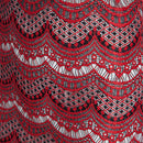 Jewel Neck Sleeveless Zippered Lace Mini Dress for Ladies