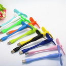 Portable Flexible USB Cooler Mini Cooling Fan Cute Colorful Cooler For Laptop Desktop Computer