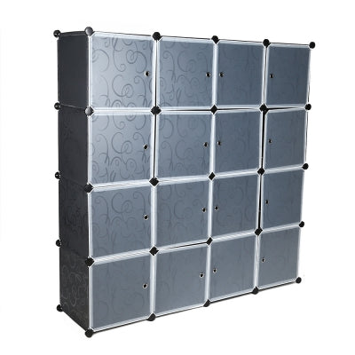 Assembled Multi-use 16 Cube Storage Cabinet
