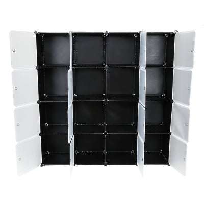 Assembled Multi-use 16 Cube Storage Cabinet