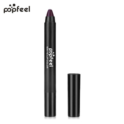 Popfeel 12 Color Long Lasting Matte Lipstick Makeup Lip Gloss