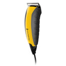 Remington Virtually Indestructible Barbershop Clipper, 15-piece Haircut Kit, Yellow