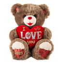 Way to Celebrate! Valentine’s Day 15in Sweetheart Teddy Bear 2023, Brown
