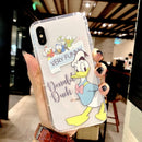Doodle Graffiti Scribble Minnie Mickey Mouse Cartoon Clear Soft TPU Cover Case