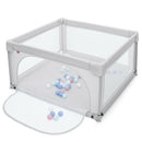 Large Safety Play Center Yard with 50 Balls for Baby Infant - White