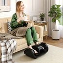 Shiatsu Foot Massager with Kneading and Heat Function - Black