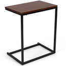 26 Inch Beside Sofa Laptop Holder End Stand Desk (Dark Brown)