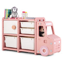 Toddler Truck Storage Organizer with Plastic Bins