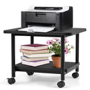 Under Desk Printer Stand with 360-degree Swivel Casters