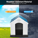 Plastic Waterproof Ventilate Pet Puppy House - Medium