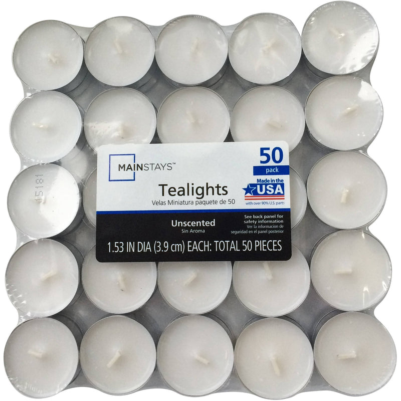 Tealight Candle Pack, 50 Count