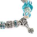 20cm DIY Heart Crystal Antifatigue Ladies Strand Bracelets