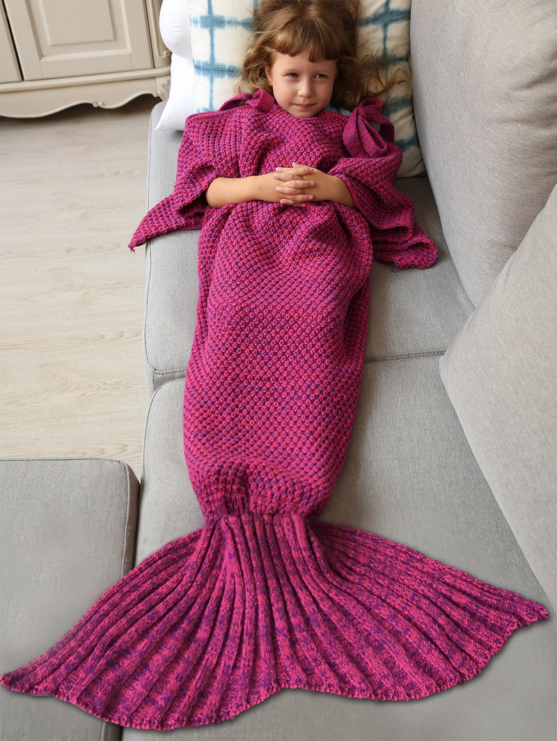 Winter Sleeping Bag Bed Throw Wrap Mermaid Blanket