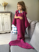 Winter Sleeping Bag Bed Throw Wrap Mermaid Blanket