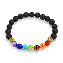 Lava Stone Multicolor Beaded Bracelet