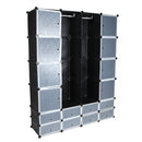 Multi-use 24 Cube Clothes Closet Modular Wardrobe