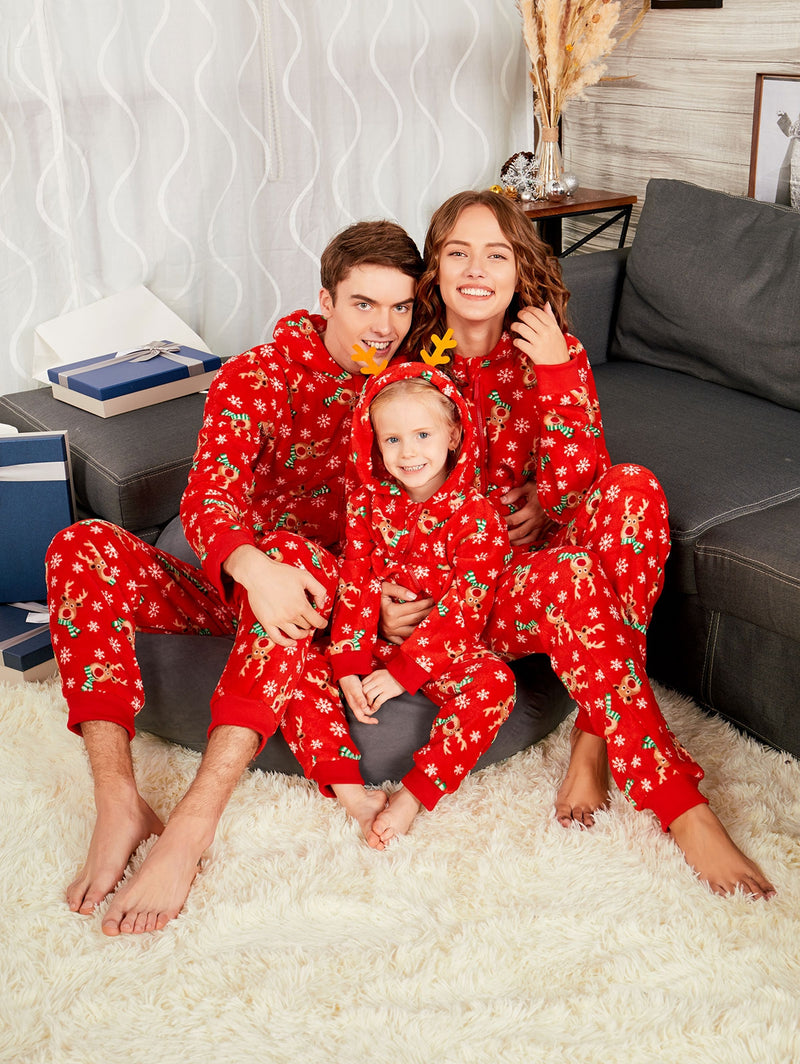 Rudolph Christmas Matching Family Pajama