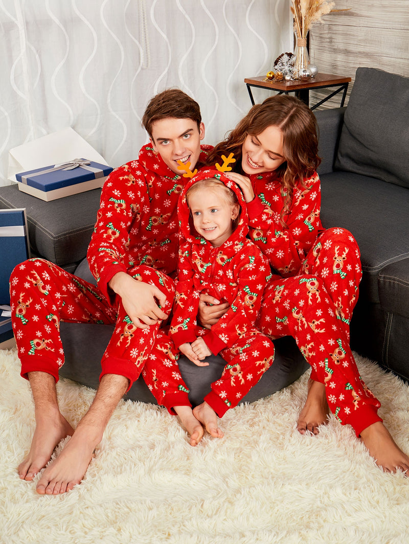 Rudolph Christmas Matching Family Pajama