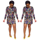 African Dashiki printed dress