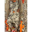 Women Jumpsuits Camouflage Print Spaghetti Strap V Neck Sleeveless